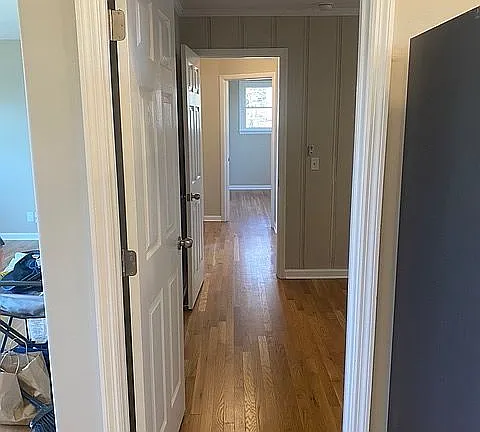 wood floors throughout