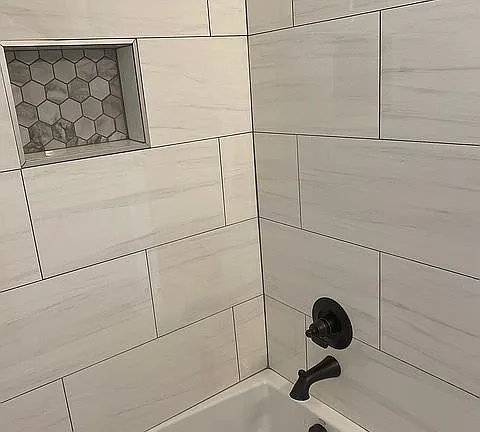 updated bath all tile